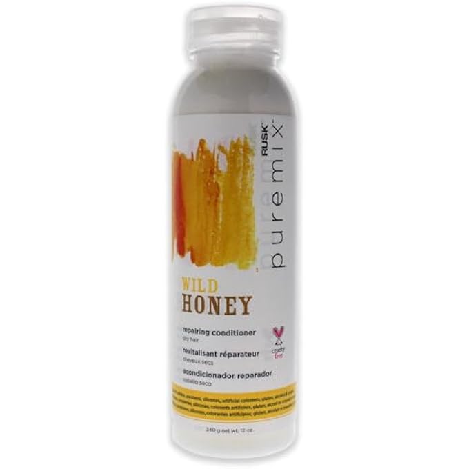 Rusk PUREMIX WILD HONEY REPAIRING CONDITIONER - DRY HAIR FOR UNISEX 12 OZ CONDITIONER - Image 1